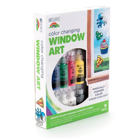 The Artiscapes Color Changing Window Art Kit At Michaels Artiscapes Color Changing Window Art Kit